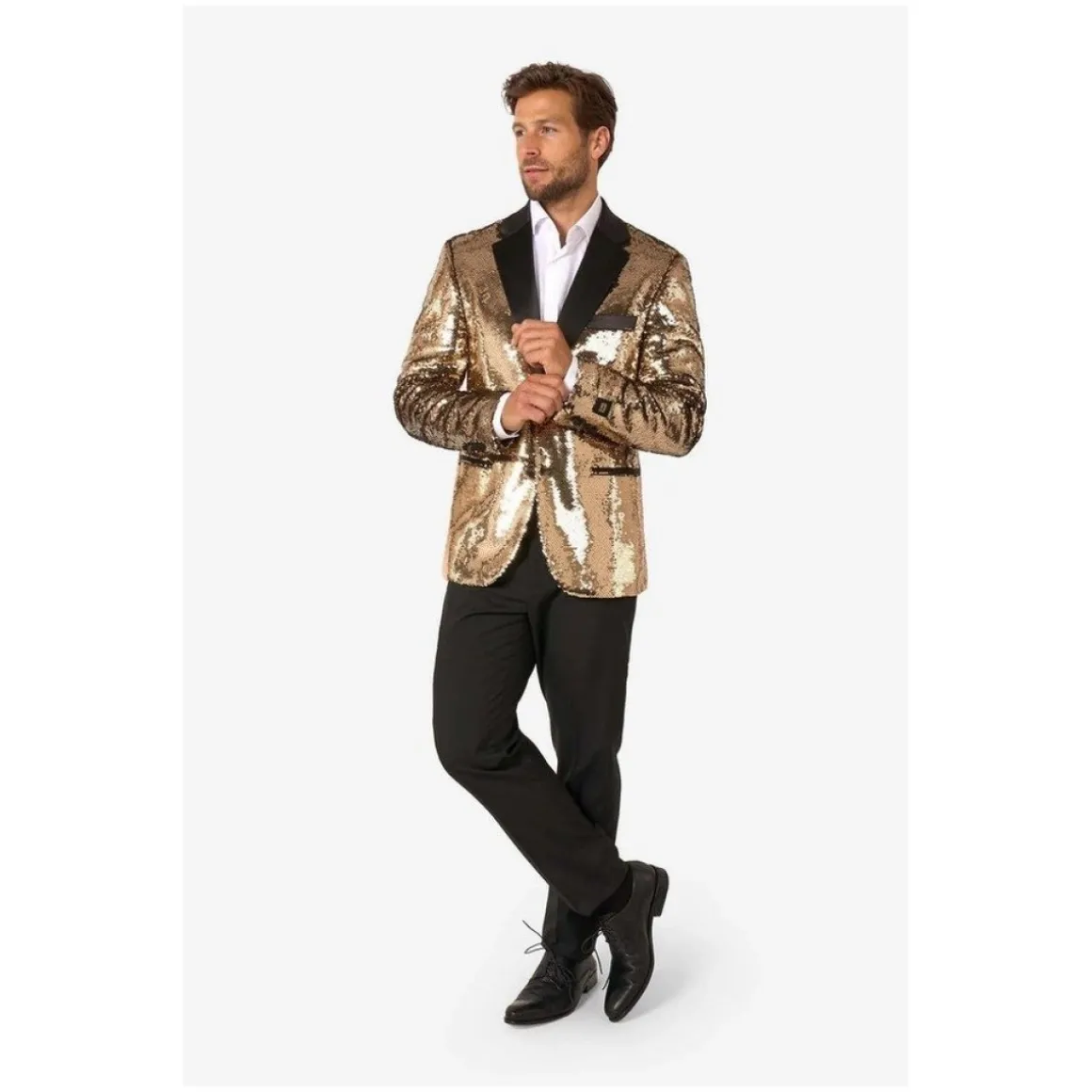 Opposuits Groovy Gold Pailletblazer