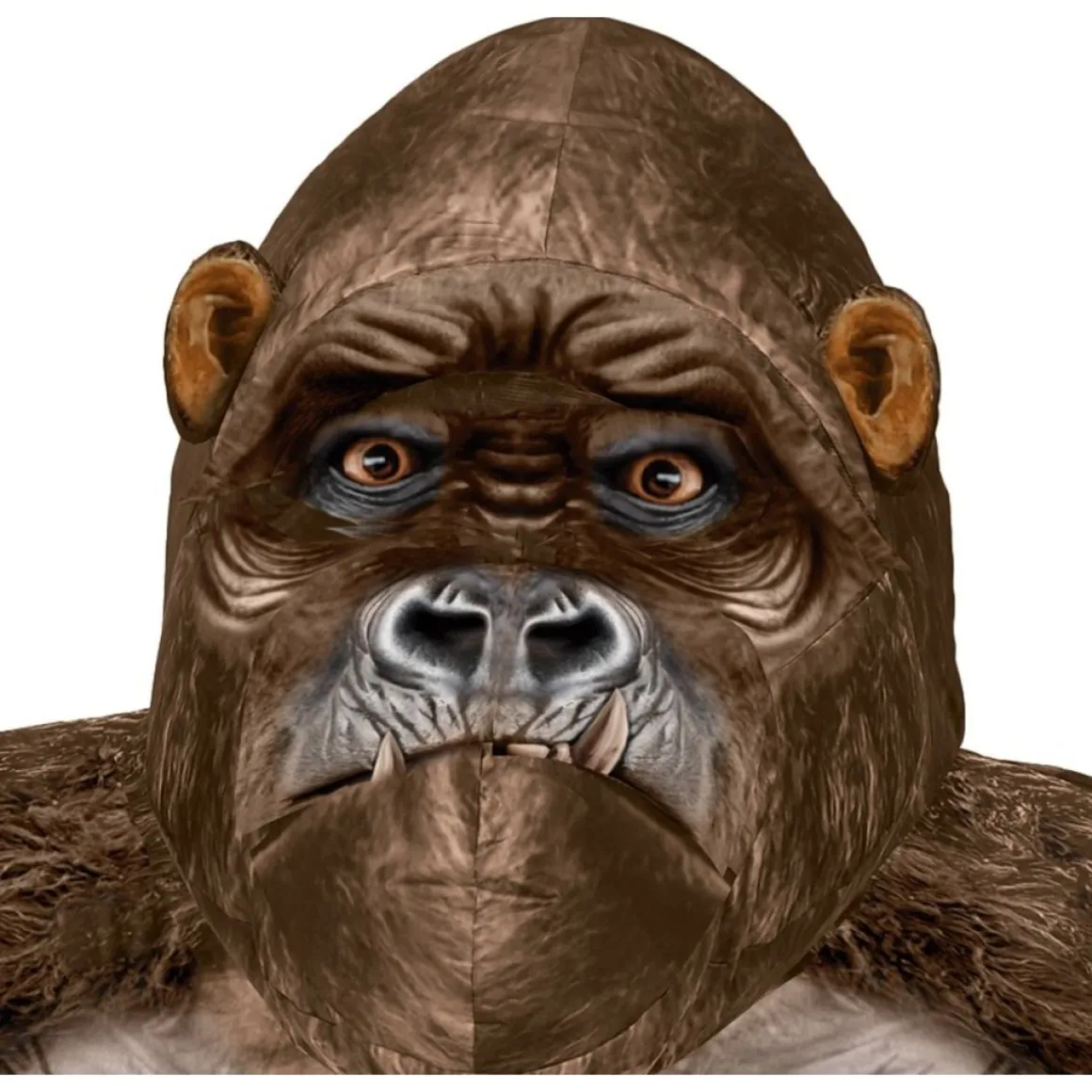 Oppustelig Gorilla Kostume Brun