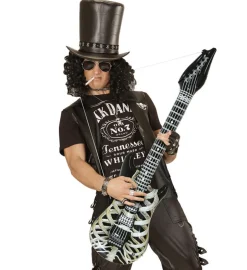 Oppustelig rock guitar, skeleton