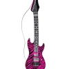 Oppustelig Rock Guitar Zebrapink