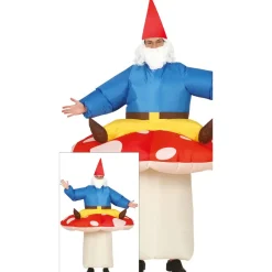Oppusteligt Svampekostume Med Nisse
