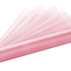 Organza Stofrulle Lyserød