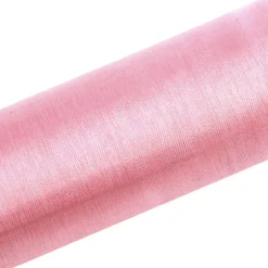 Organza Stofrulle Lyserød
