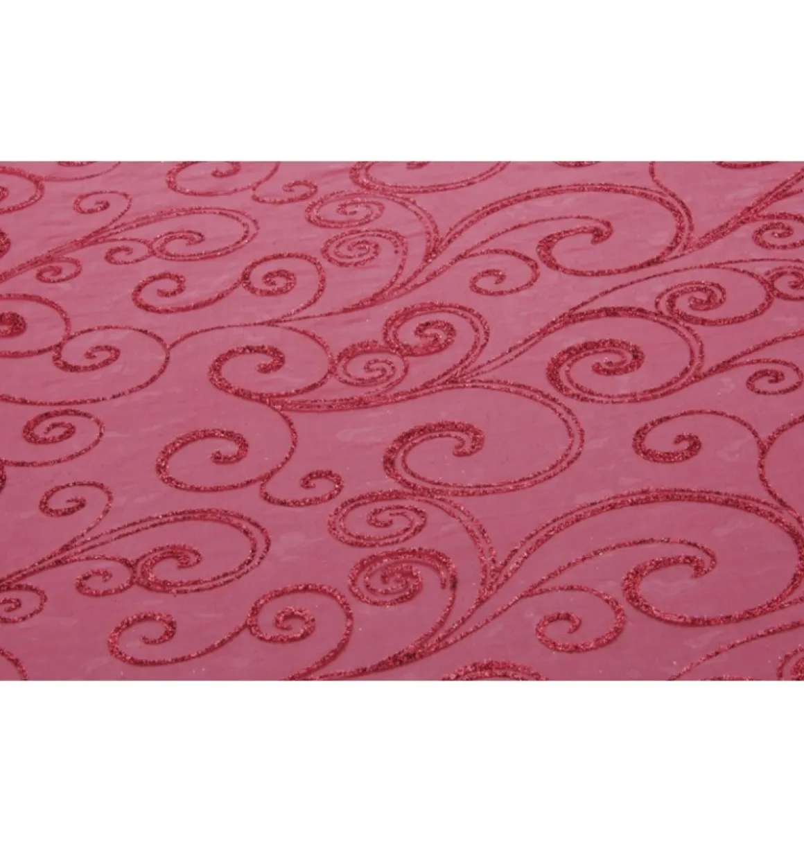 Organza Bordløber Rød