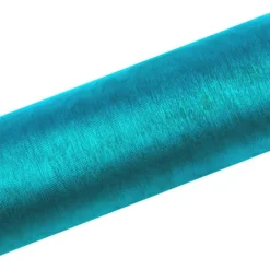 Organza Stofrulle Turkis