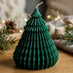 Origami Juletræ Lys Grøn