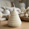 Origami Juletræ Lys Hvid