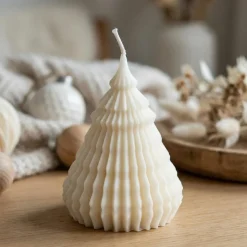 Origami Juletræ Lys Hvid