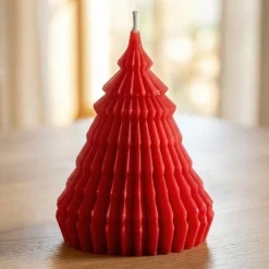 Origami Juletræ Lys Rød