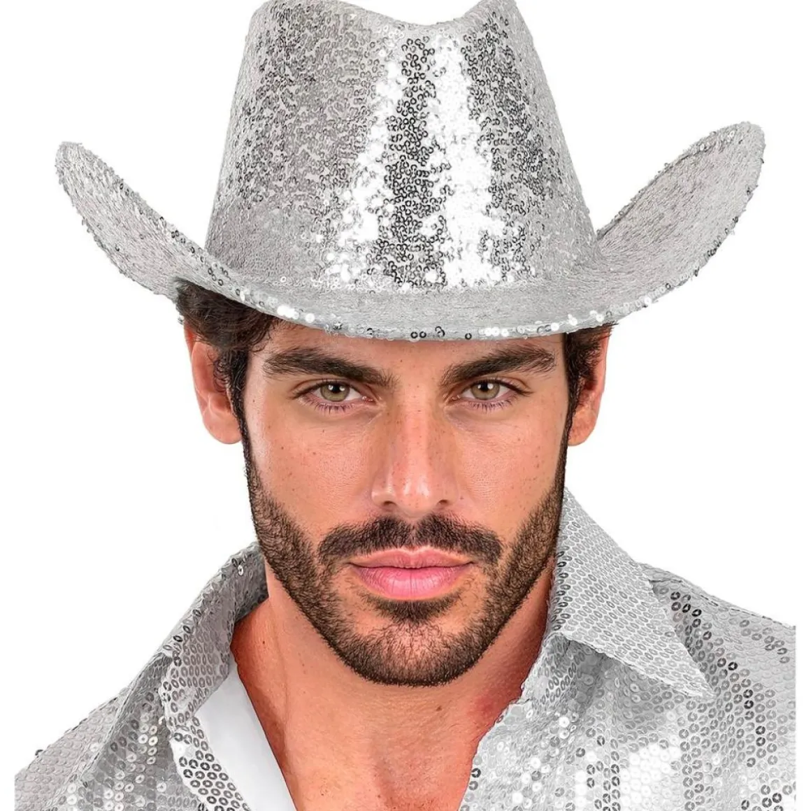 Paillet Cowboyhat Sølv