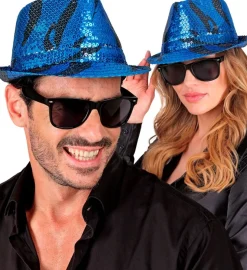 Paillet Fedora Blå