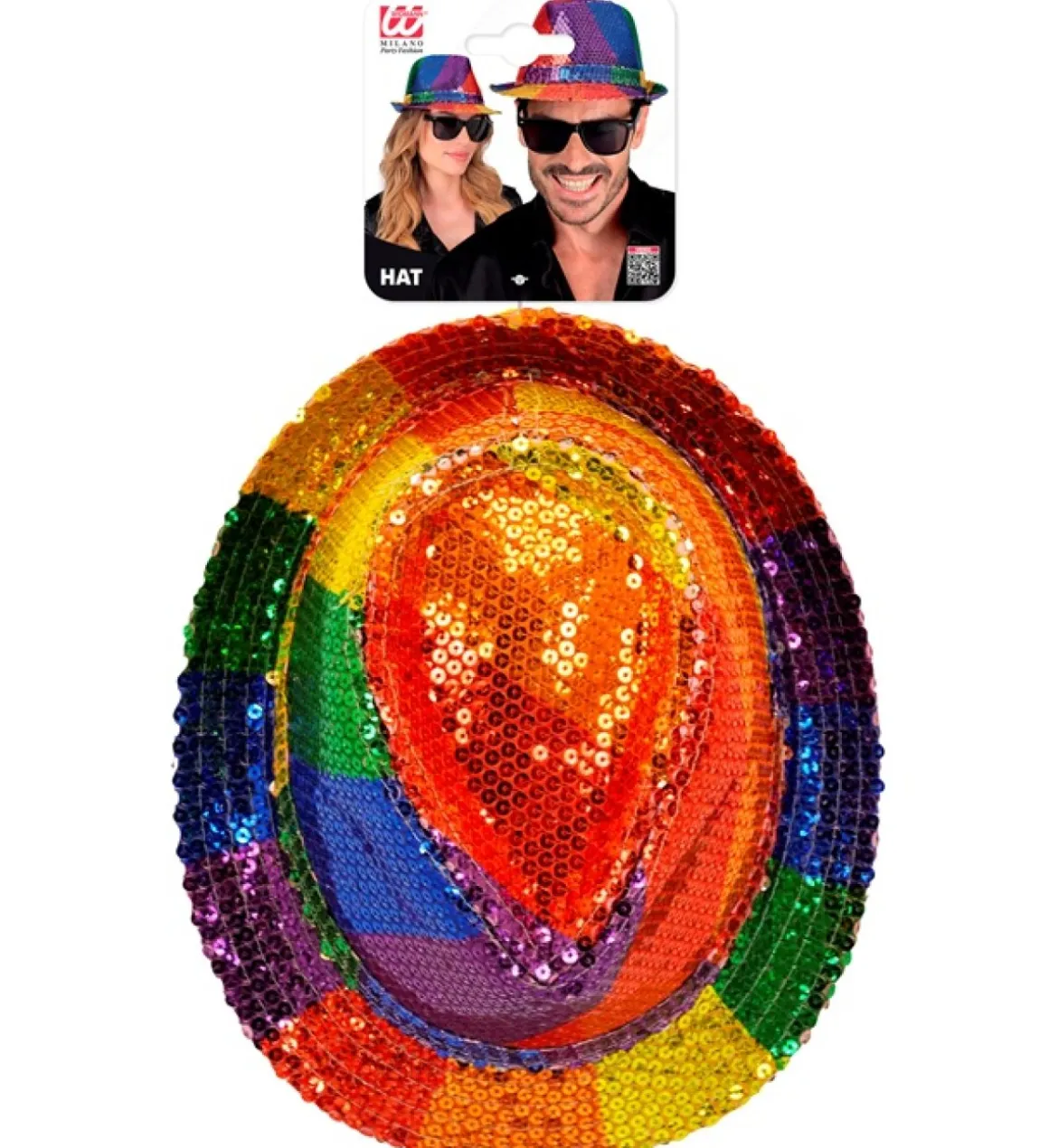 Paillet Fedora Regnbue