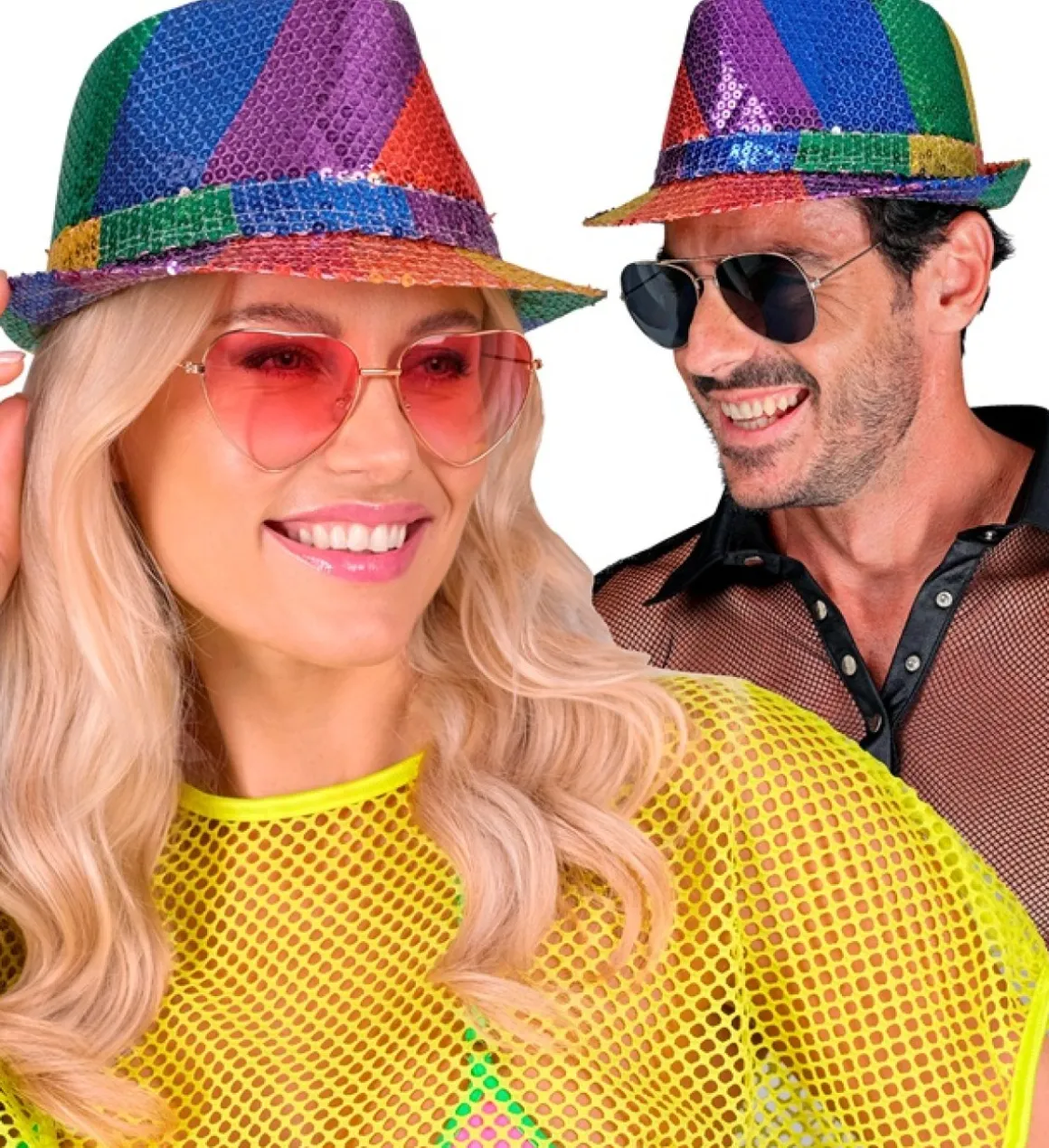 Paillet Fedora Regnbue