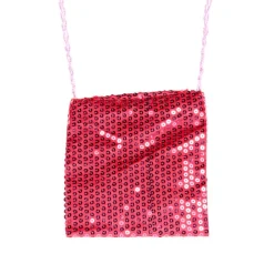 Paillet Håndtaske Neonpink