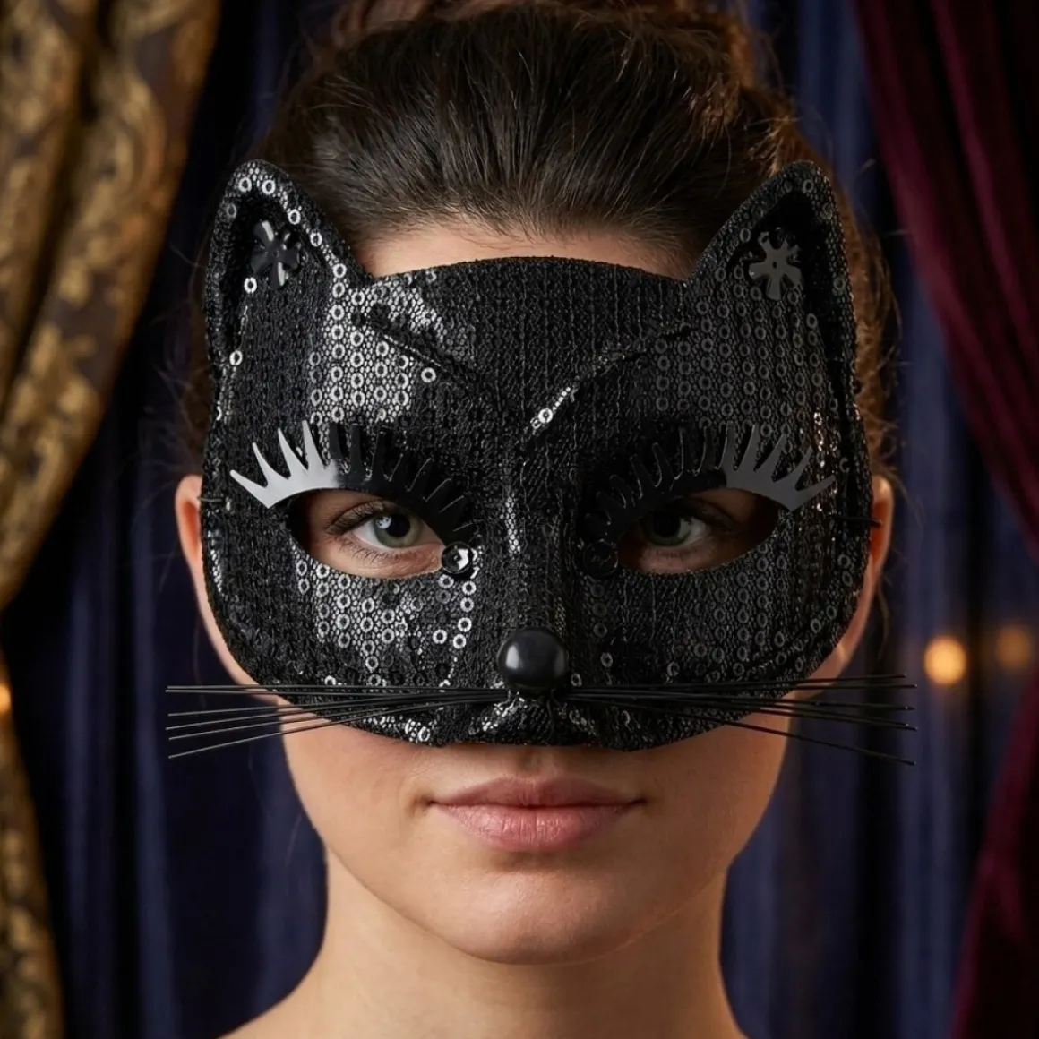 Paillet Kattemaske