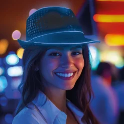Paillet LED Fedora Lilla