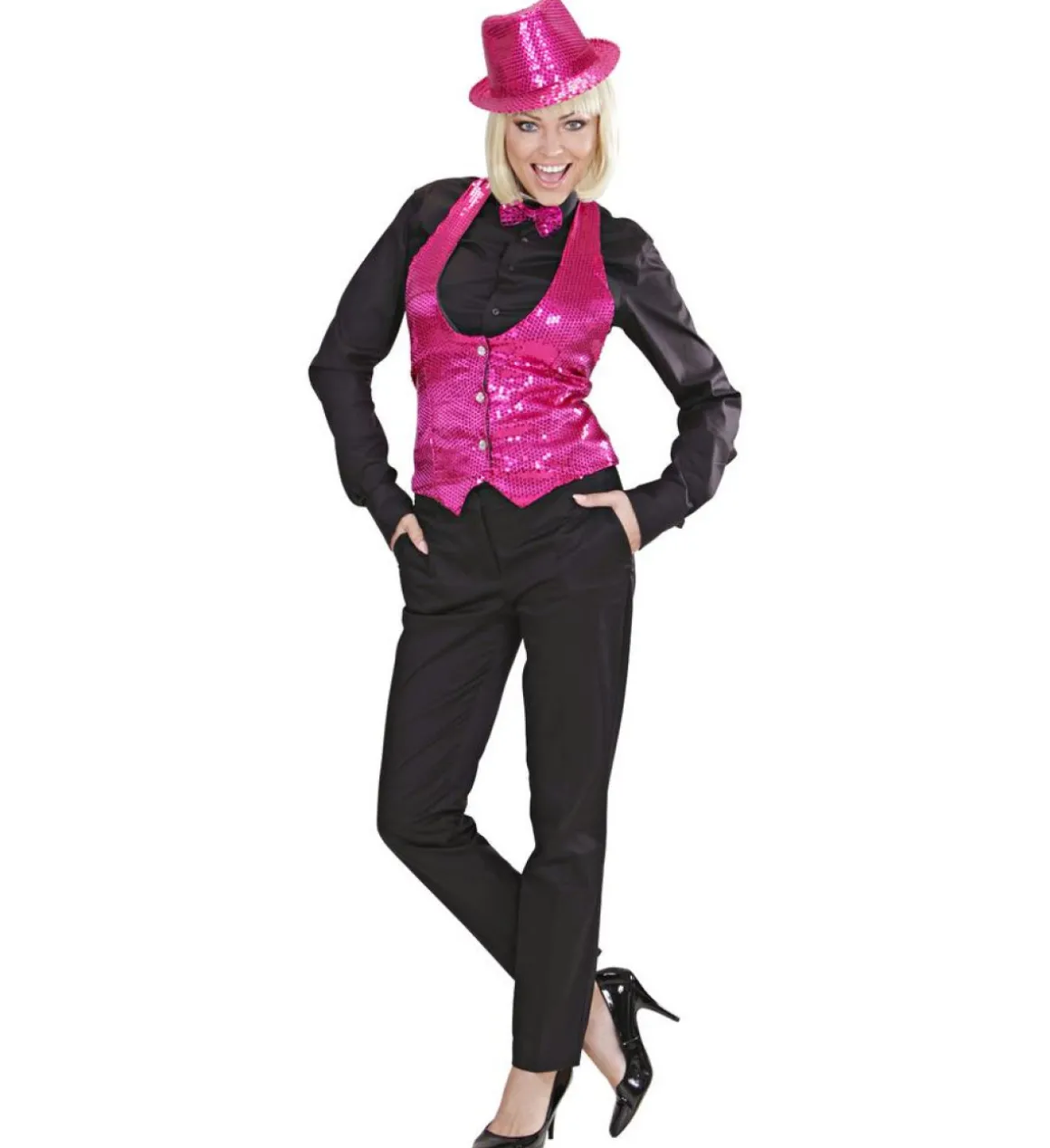 Paillet Trilby Hat Pink