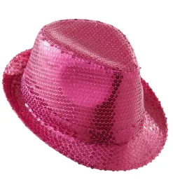 Paillet Trilby Hat Pink