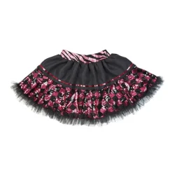 Paillet Tutu Nederdel Sort/Pink