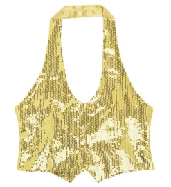 Paillet Vest Guld