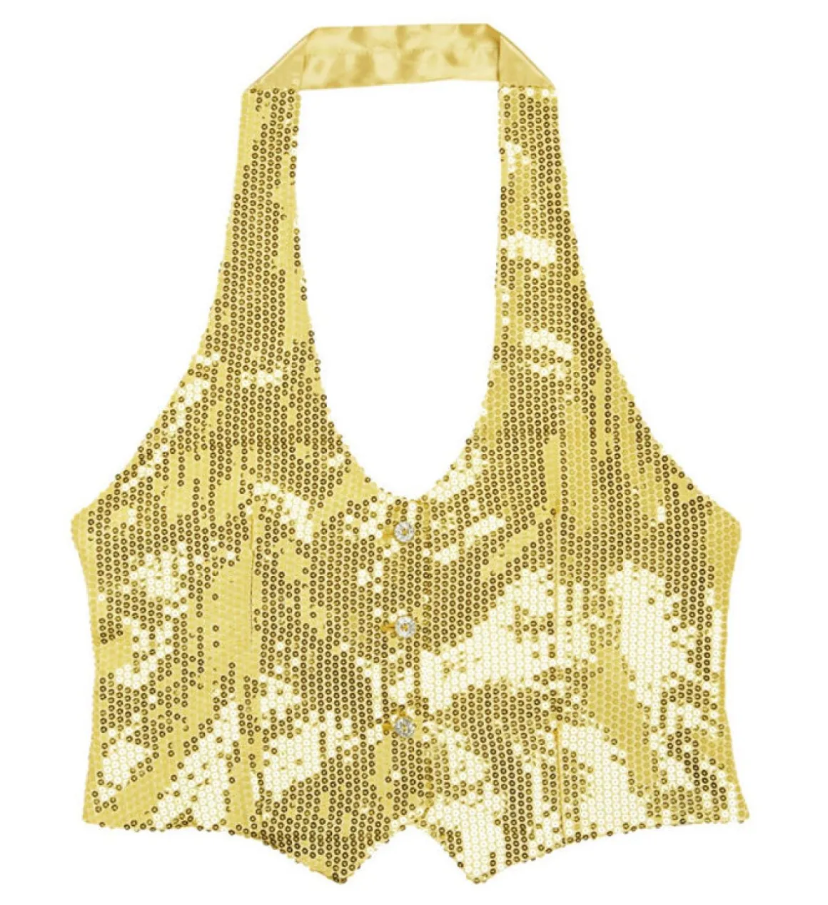 Paillet Vest Guld