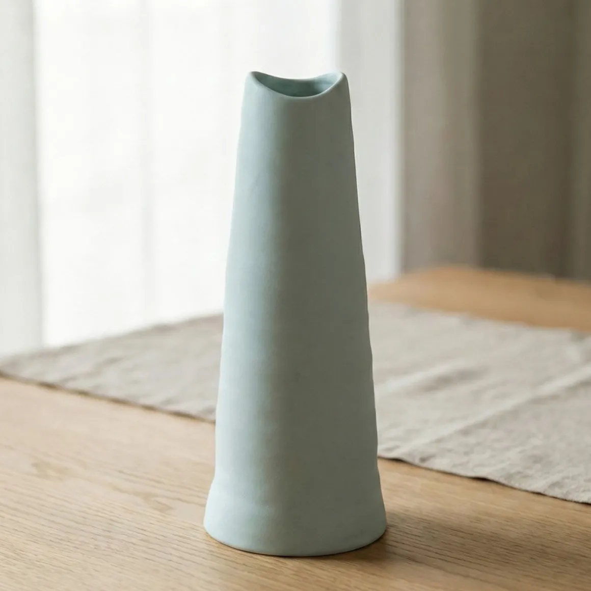 Palermo Keramikvase Blue Mist