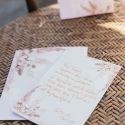 Pampas Invitationskort Med Konvolut