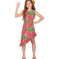 Papegøje Hawaii Kjole Børnekostume