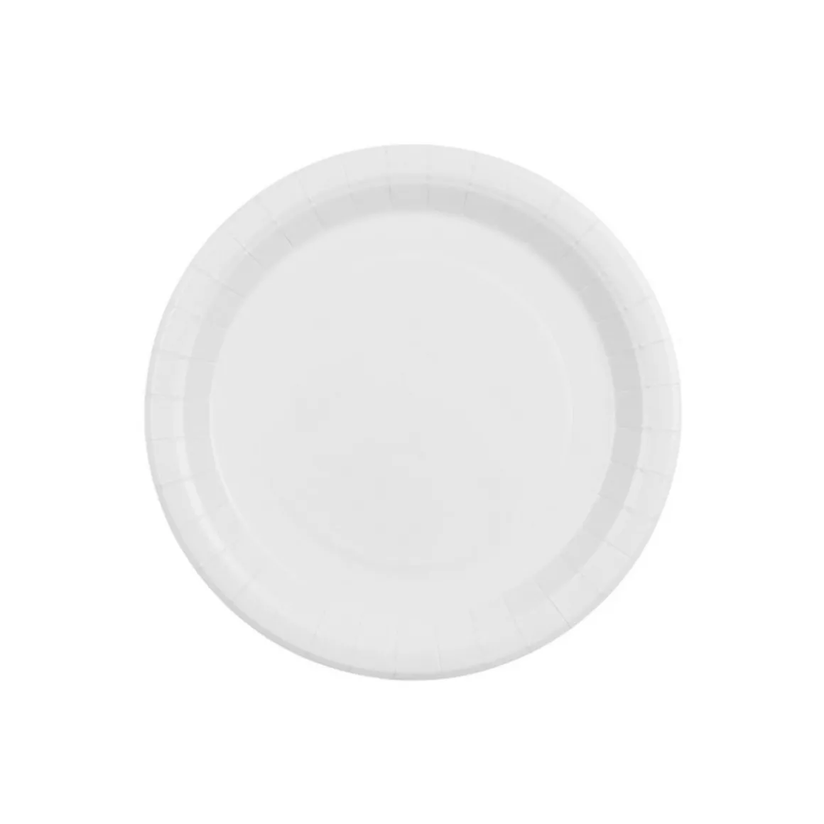 Paptallerkener Hvid