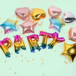 Party Folieballoner Regnbue