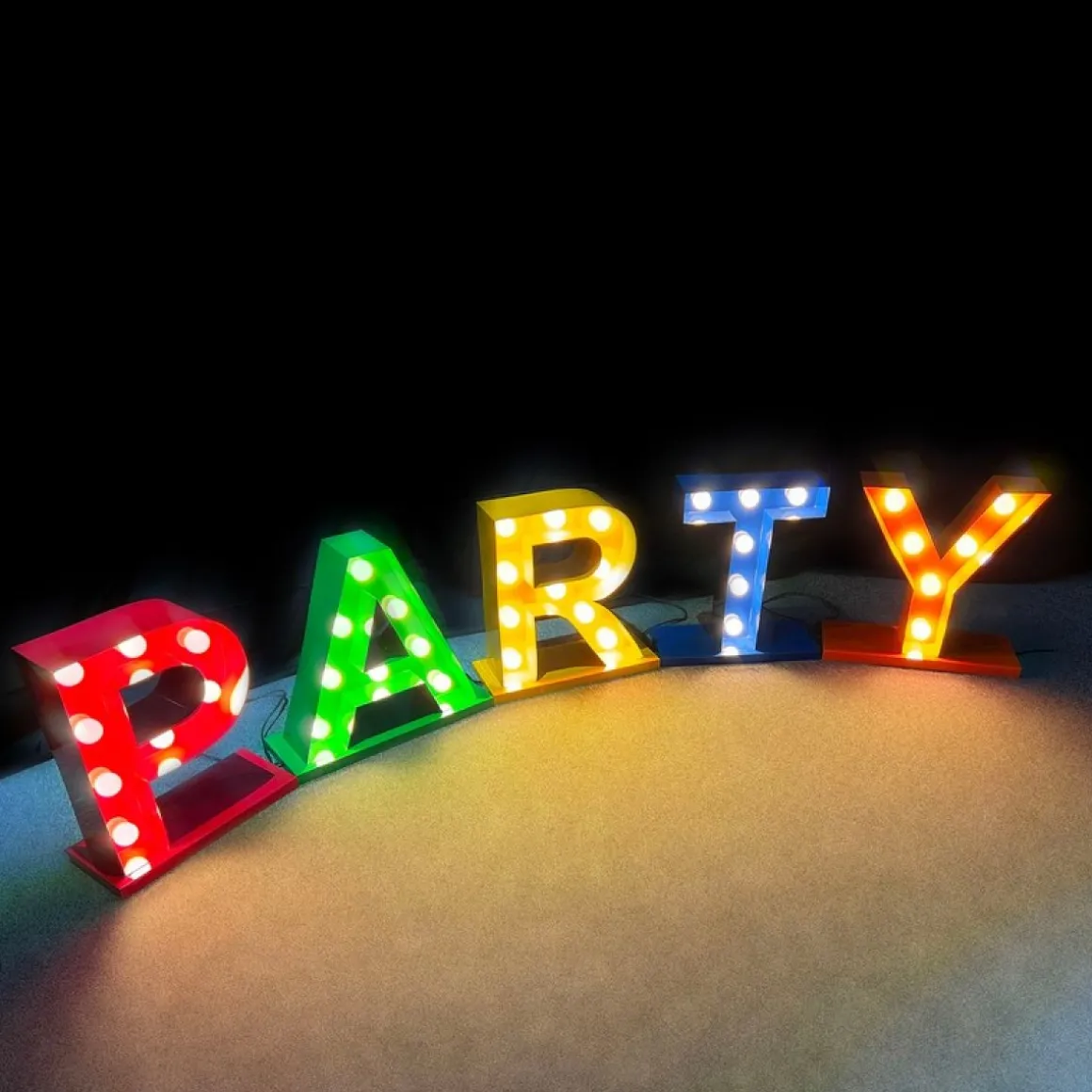 Party Lightbox Skilt