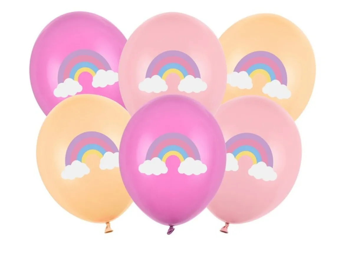 Pastel Balloner Regnbue