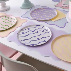 Pastel Bølge Tallerkener