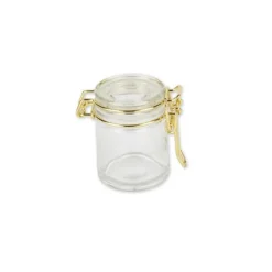 Patentglas Opbevaringsglas Klar/Guld