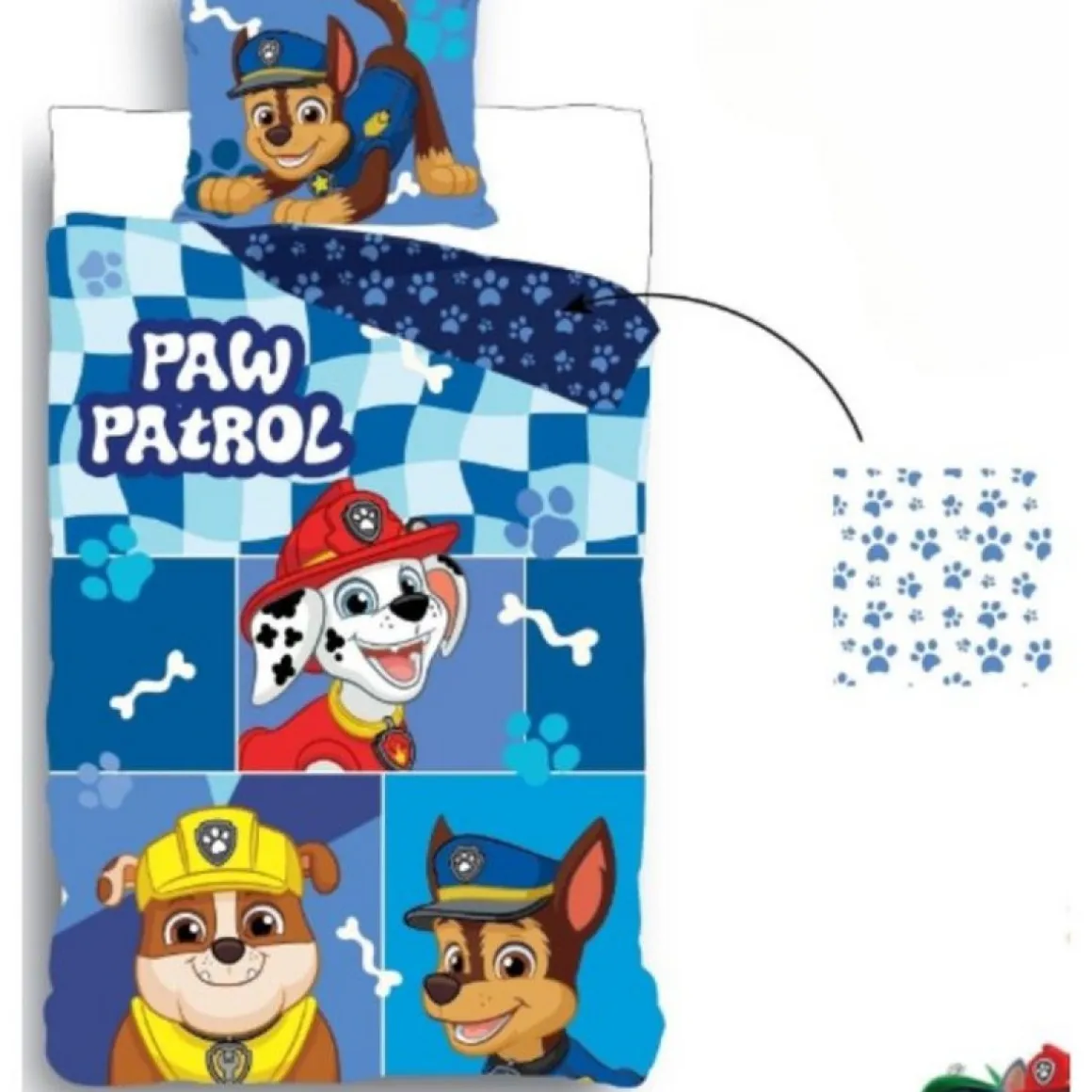 Paw Patrol® Bomuld Sengetøj Blå