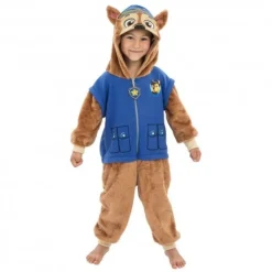 Paw Patrol® Chase Børnekostume Blå/Brun