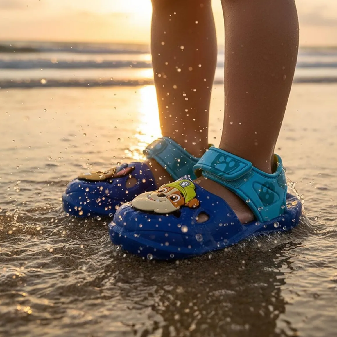 Paw Patrol® Chase & Rubble Badesandaler