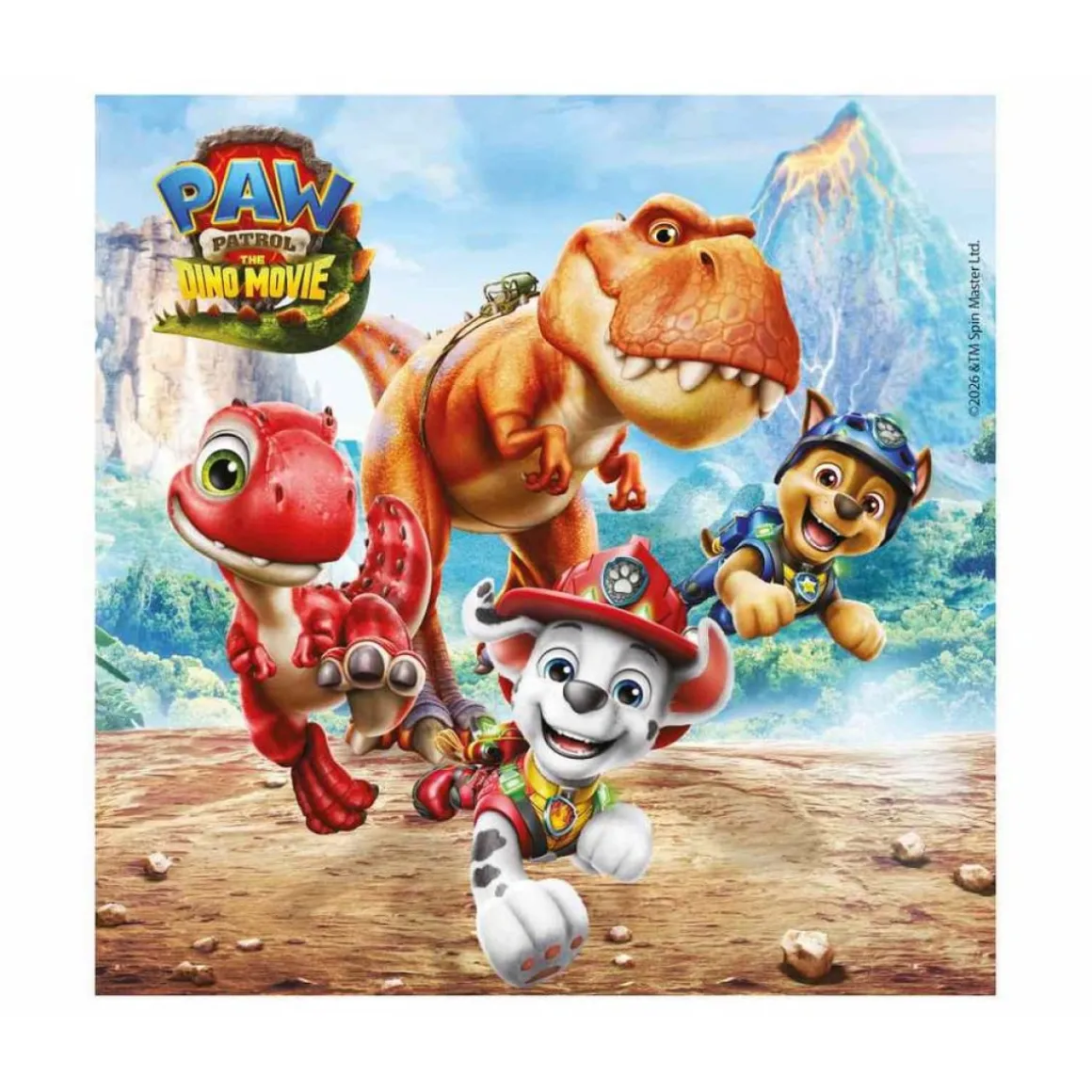 Paw Patrol® Dino Movie Servietter
