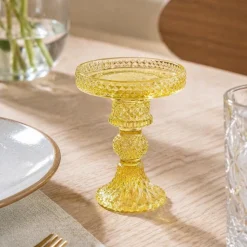 Pedestal Lysestage Gul