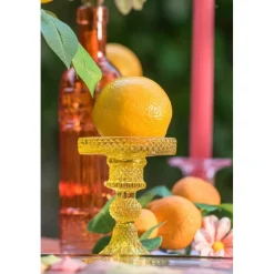 Pedestal Lysestage Gul
