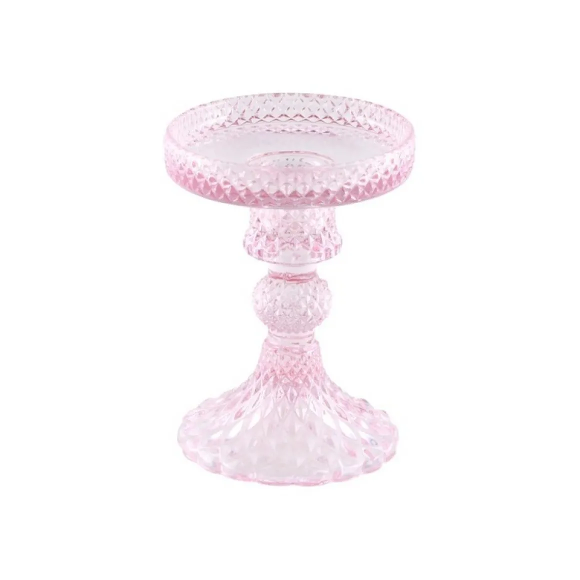 Pedestal Lysestage Lyserød
