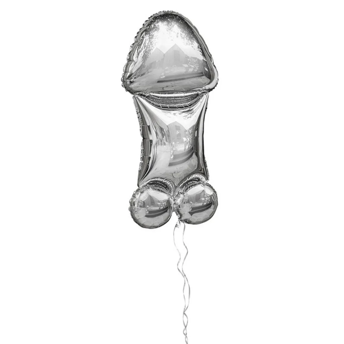 Penis Folieballon Sølv
