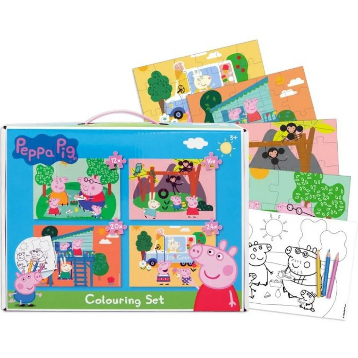 Peppa Pig® Puslespil 4-i-1