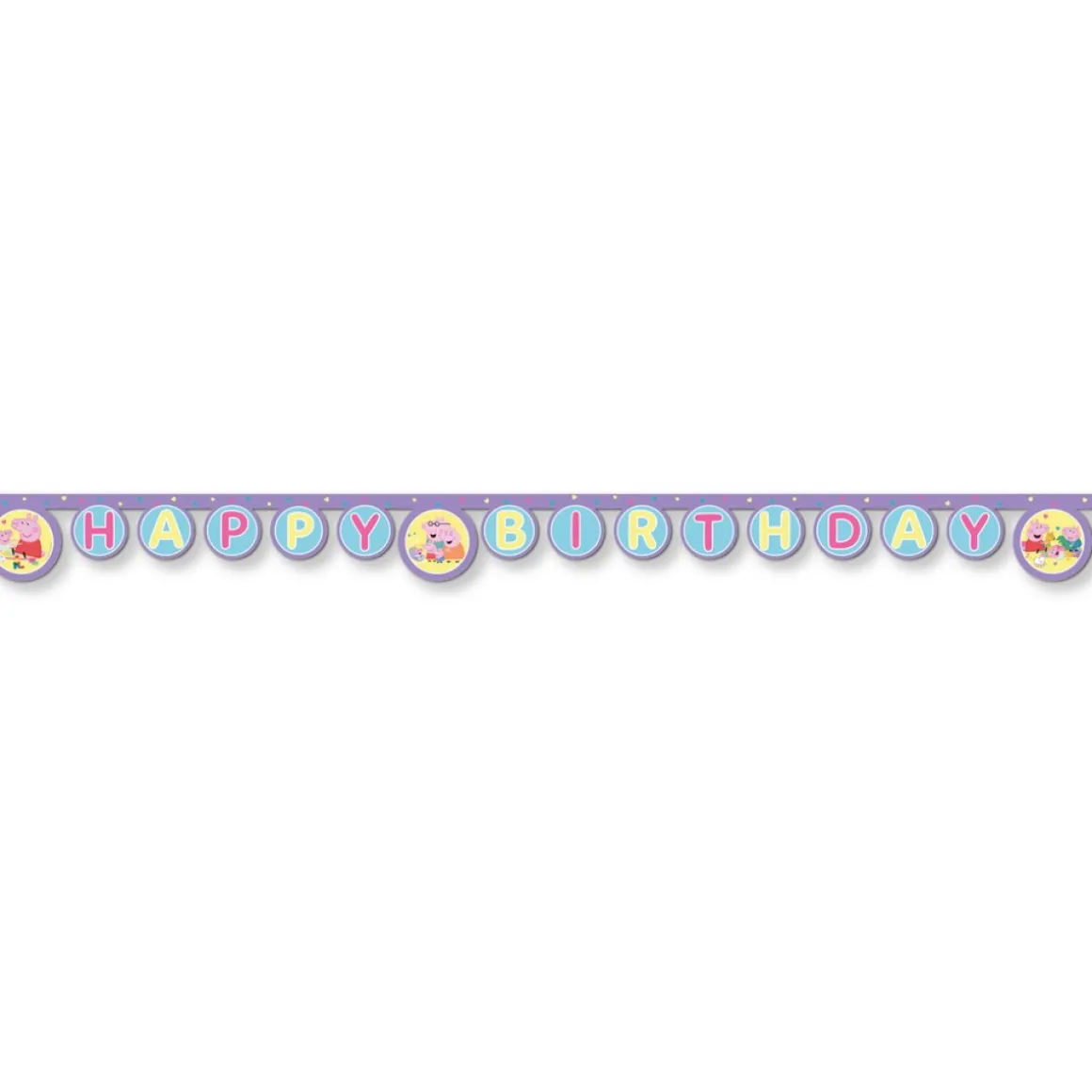 Peppa Pig® Happy Birthday Papirbanner