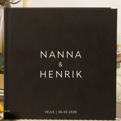 Personaliseret Gæstebog Kunstlæder