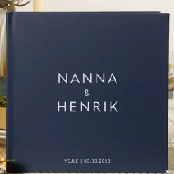 Personaliseret Gæstebog Kunstlæder