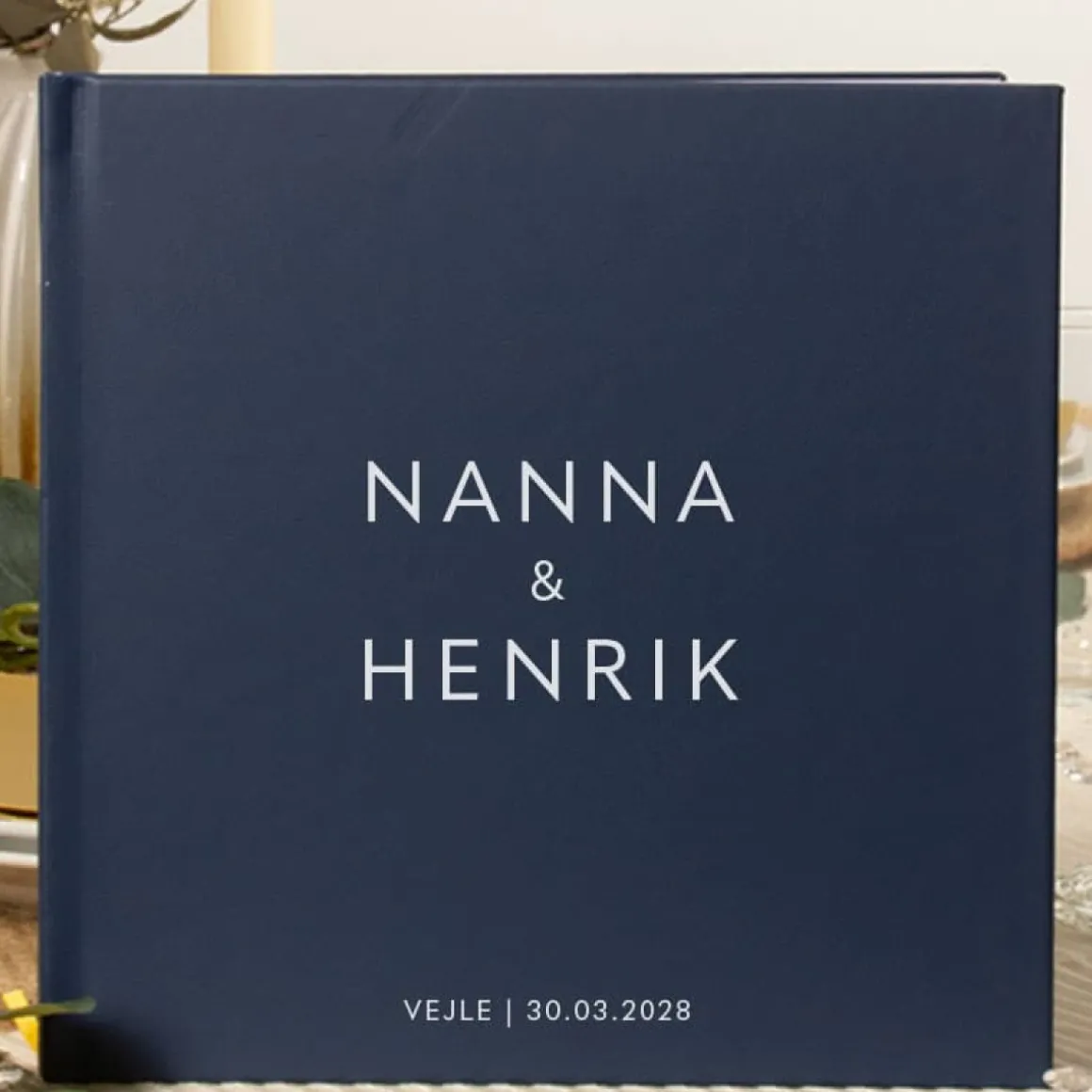 Personaliseret Gæstebog Kunstlæder