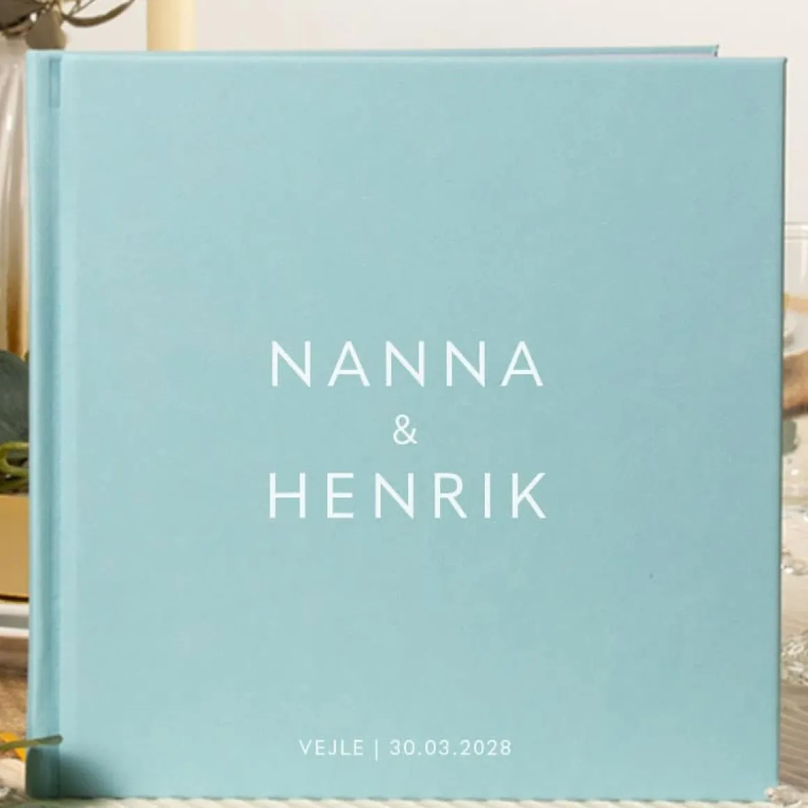 Personaliseret Gæstebog Kunstlæder