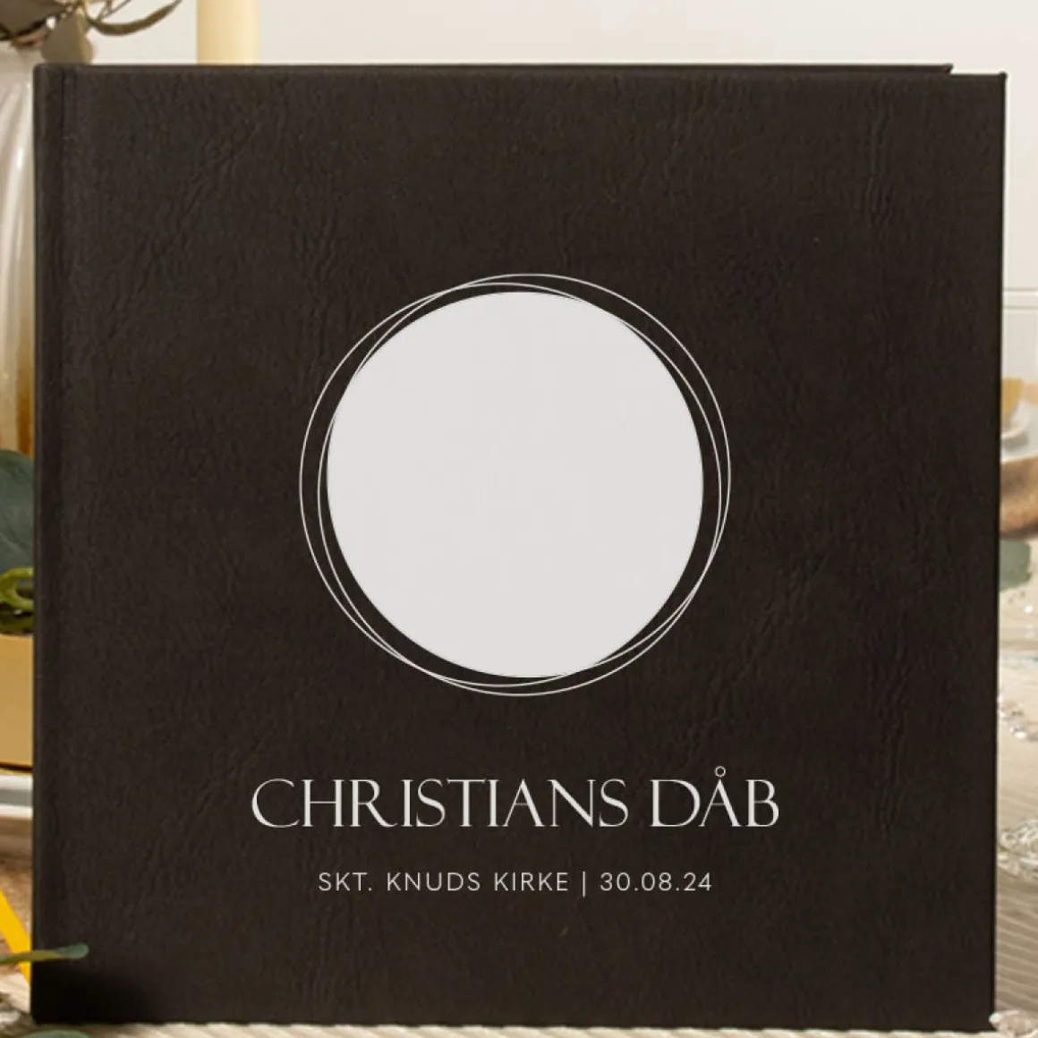Personlig Dåbsgæstebog Cherished Circles