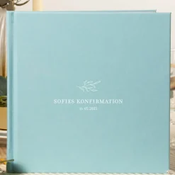 Personlig Konfirmationsgæstebog Botanical Touch
